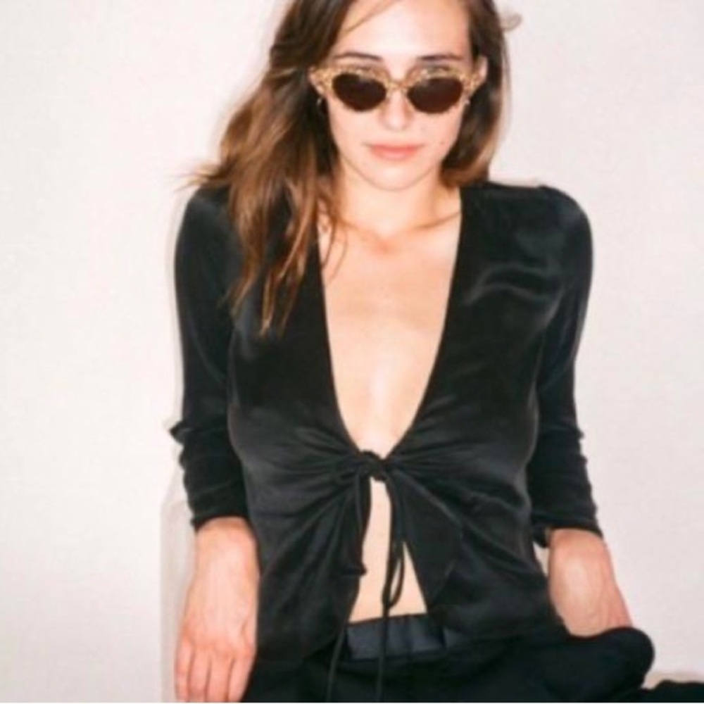 Realisation Par Bianca top in black